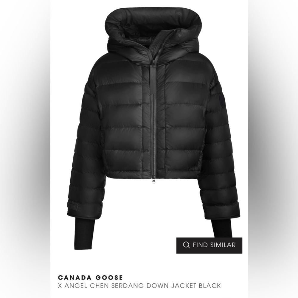 Authentic Angel Chen Canada Goose Cropped Jacket